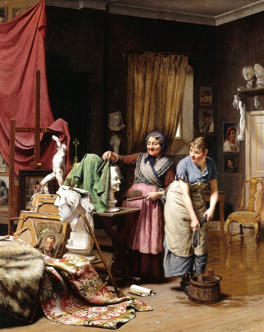 Stüdyoda, 1882 by Wenzel Ulrik Tornoe