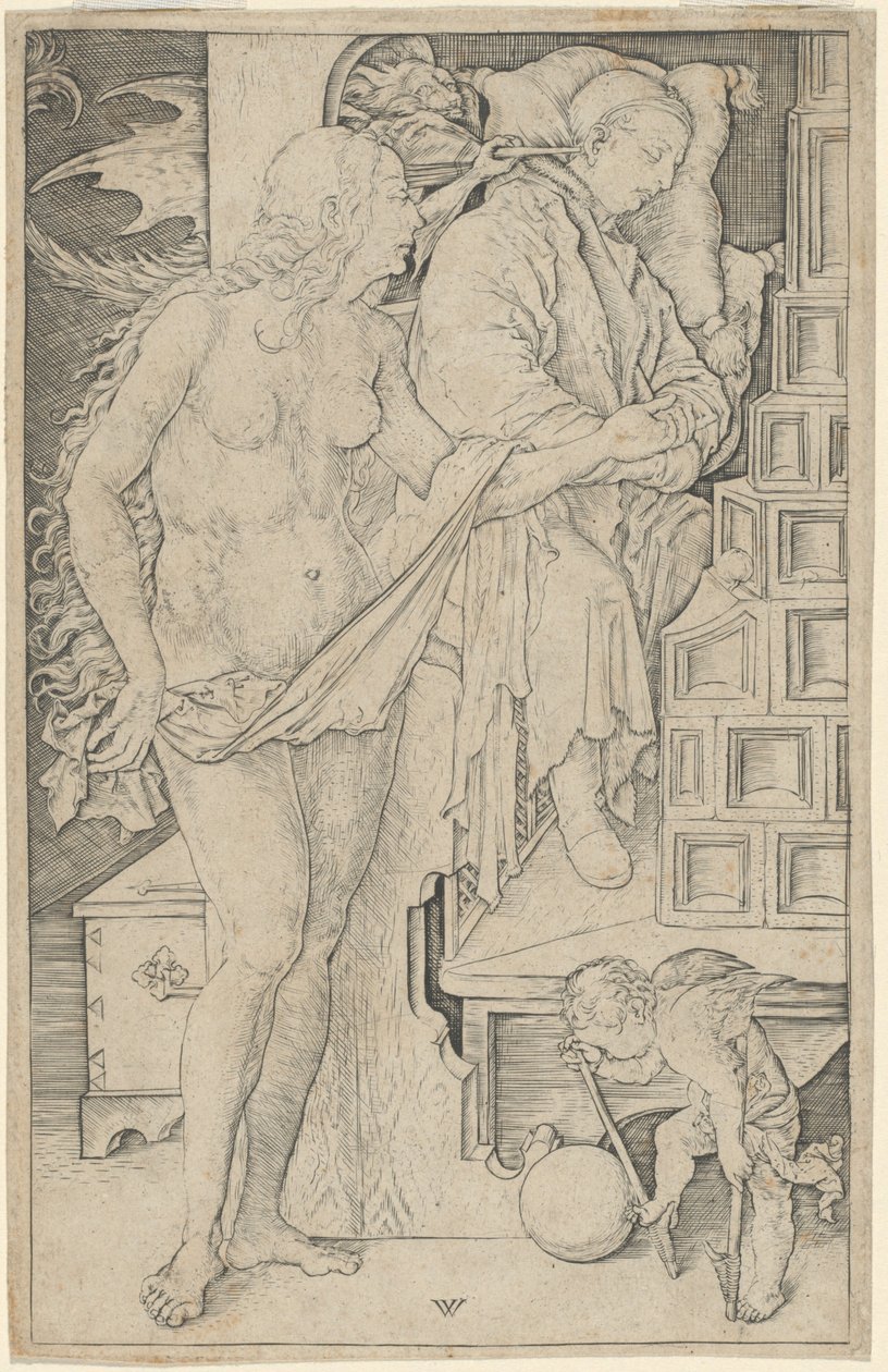 Doktorun Rüyası by Wenzel von Olmutz, after Albrecht Dürer
