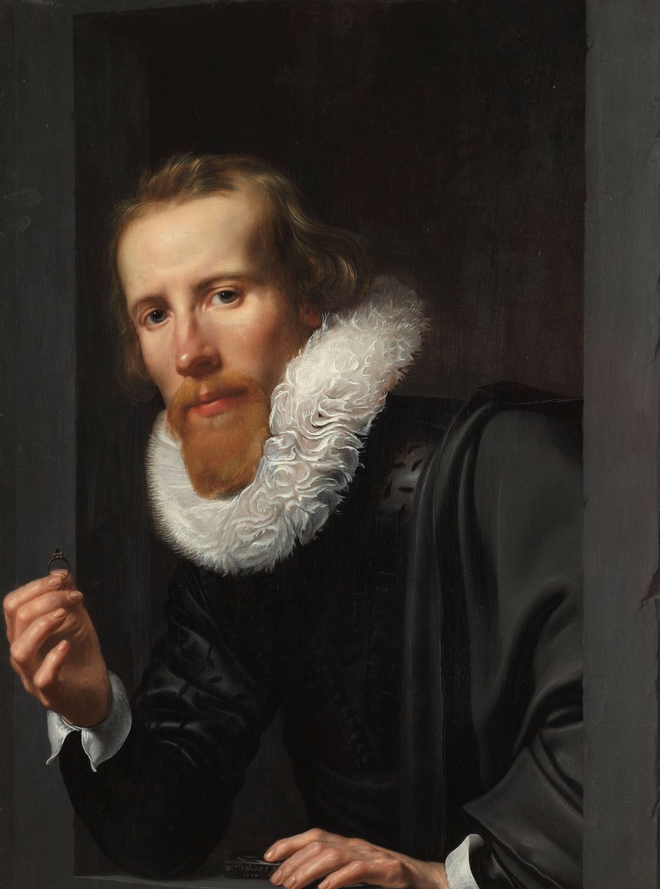 Bir Kuyumcu Portresi, muhtemelen Bartholomeus Jansz van Assendelft, 1617 by Werner van den Valckert