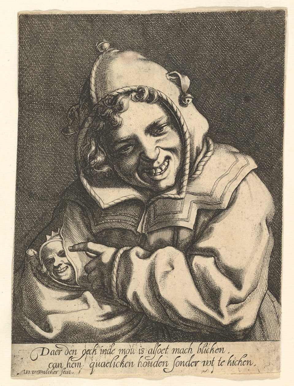 Gülen Aptal, ca. 1612. by Werner Jacobsz. van den Valckert