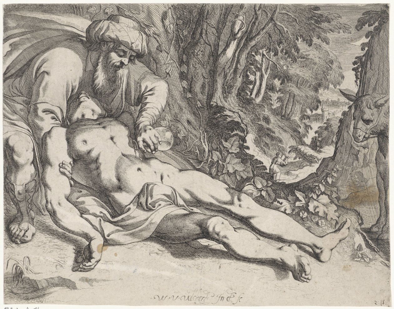 İyi Samiriyeli by Werner van den Valckert