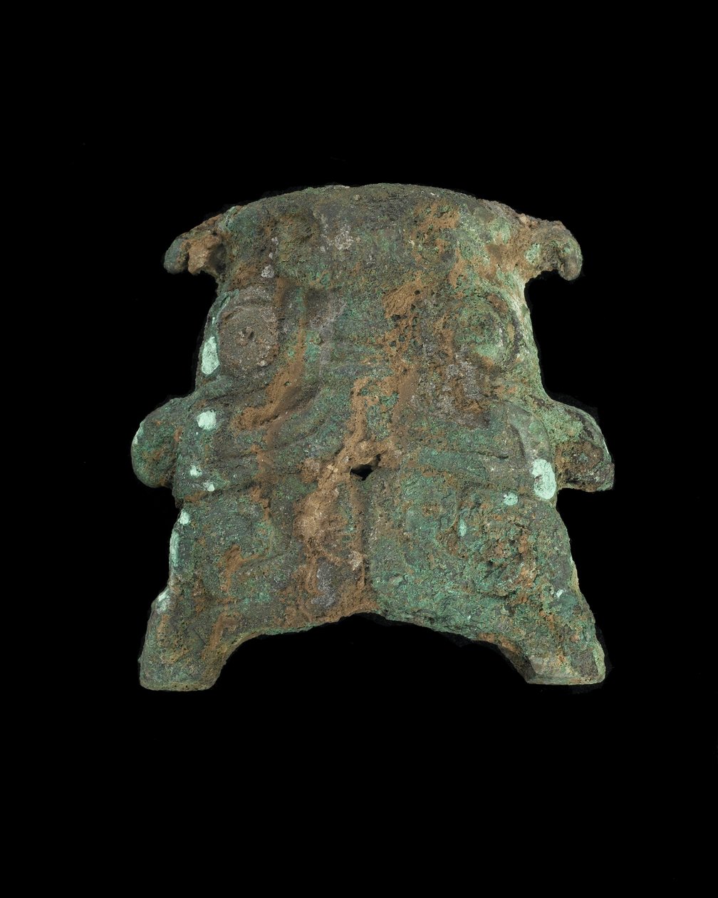 Süsleme: grotesk hayvan maskesi by Western Zhou Dynasty Chinese School