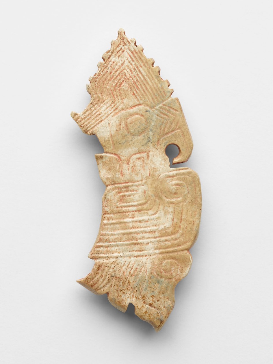 Bir kuş şeklinde kolye (pei) by Western Zhou Dynasty Chinese School