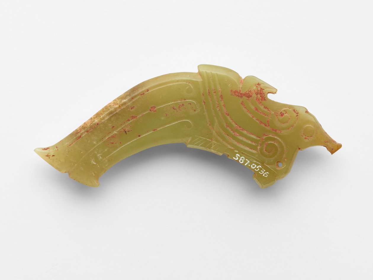 Kuş şeklinde kolye, MÖ 1050-c.950 civarı by Western Zhou Dynasty Chinese School