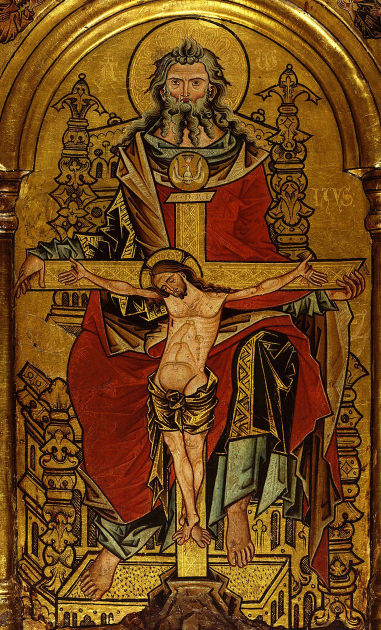 Trinity ile Altarpiece, yaklaşık 1250 by Westphalian Master