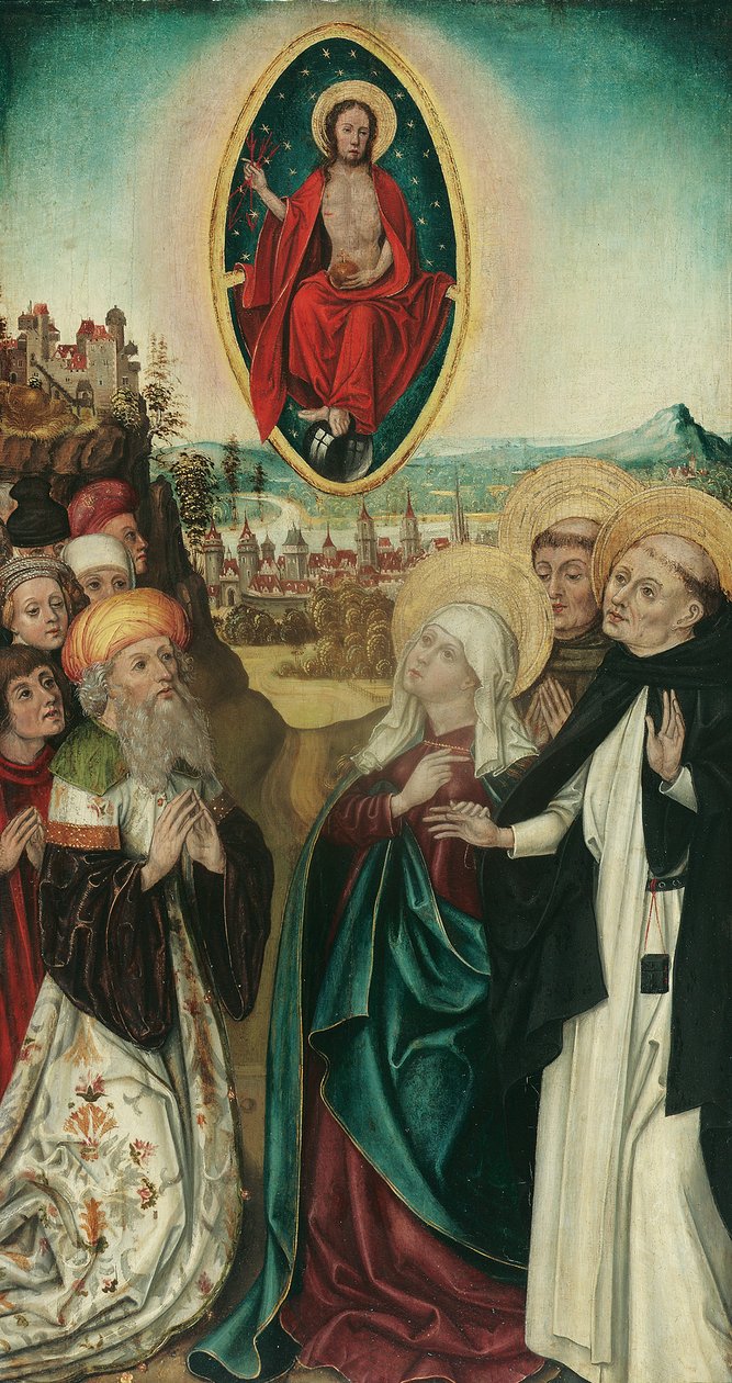 st vizyonu Üç mızraklı İsa