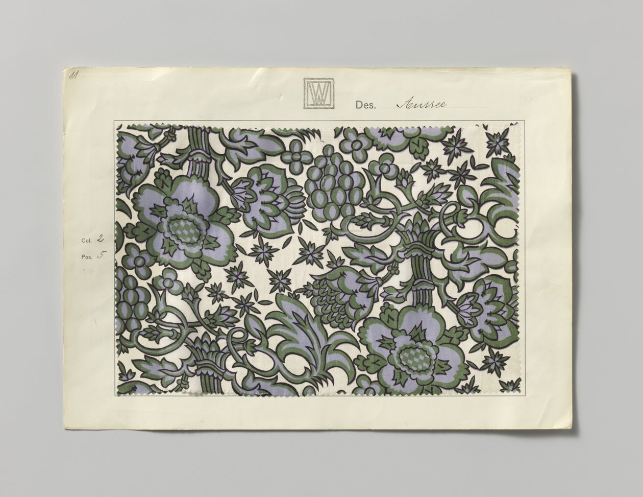 Baskılı tarafı çelik, tasarım Aussee by Wiener Werkstätte