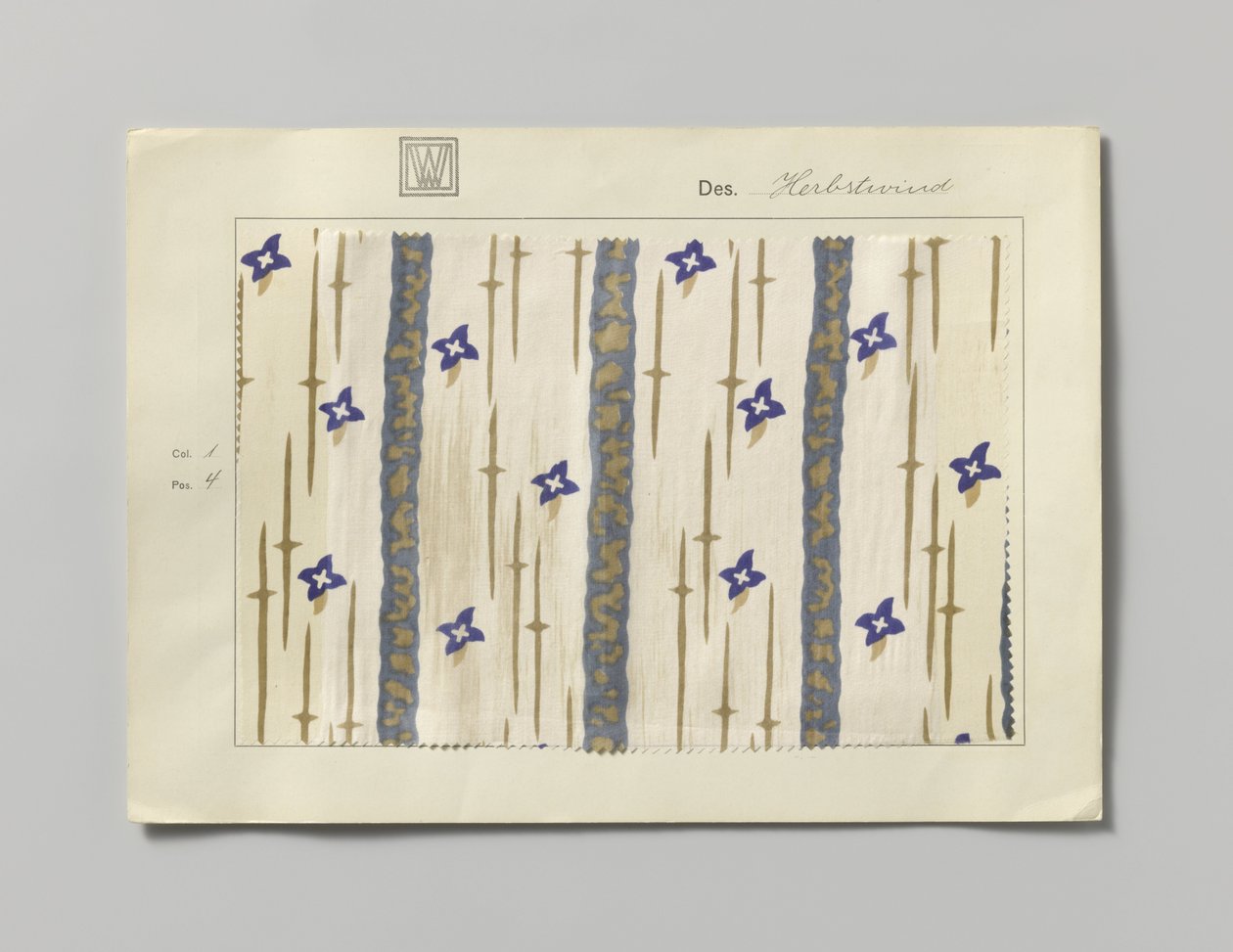 Baskılı tarafı çelik, tasarım Herbstwind by Wiener Werkstätte