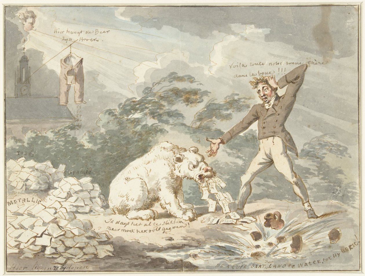 Finansal bir çöküş by Wijnand Esser (attributed to)
