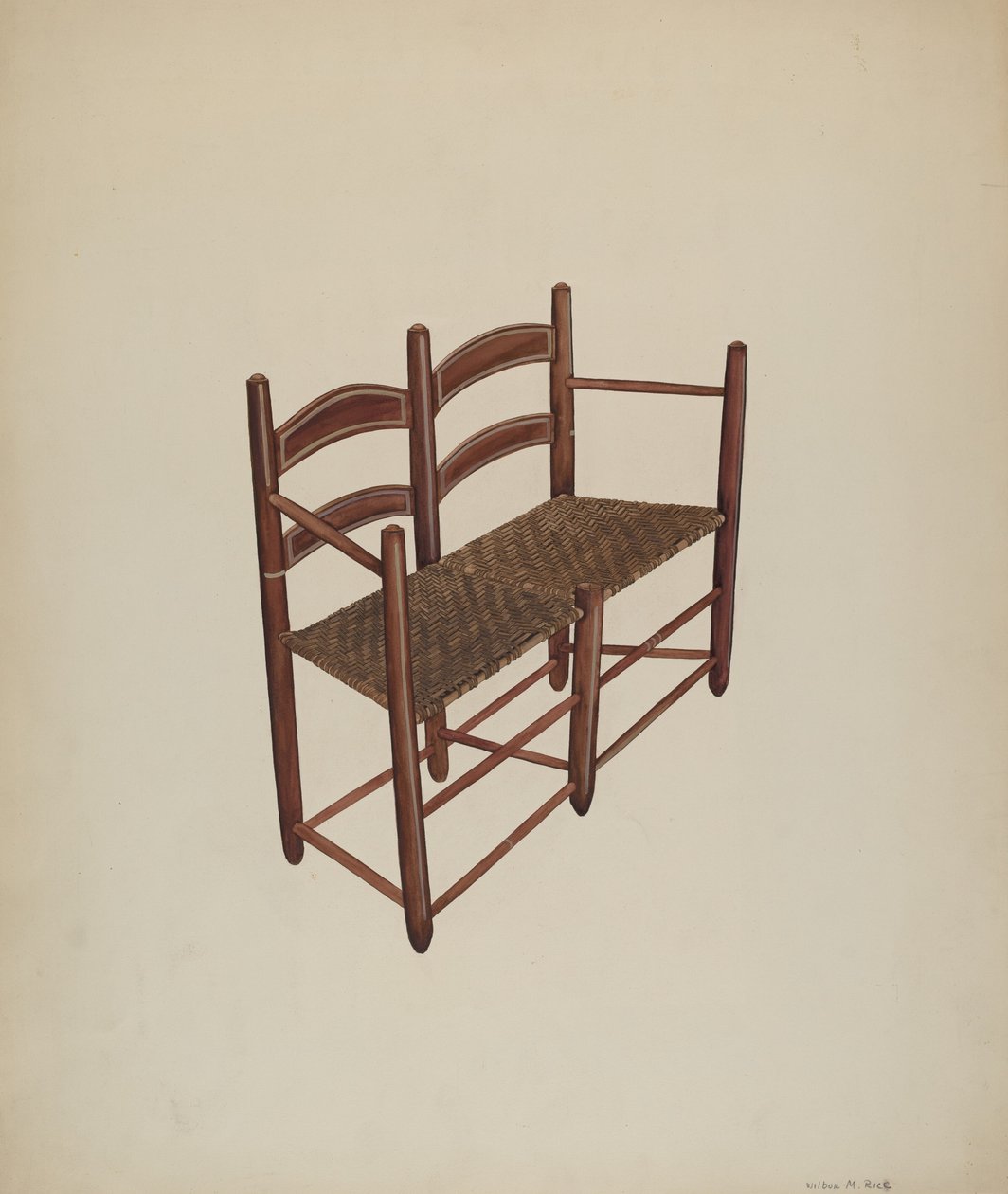 Öküz Arabası Sandalye, c. 1939. by Wilbur M Rice