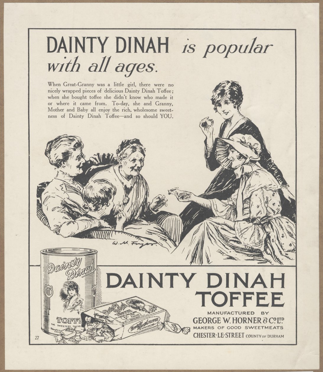 Zarif Dinah Şekerleme, c.1920 by Wilfred Fryer