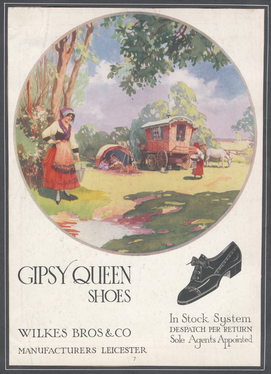 Gipsy Kraliçe Ayakkabı, c1920s by Wilfred Fryer
