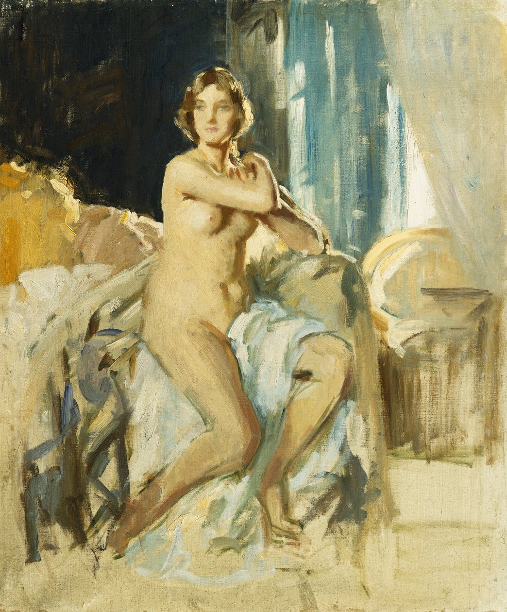 Ayna için Çalışma by Wilfred Gabriel de Glehn