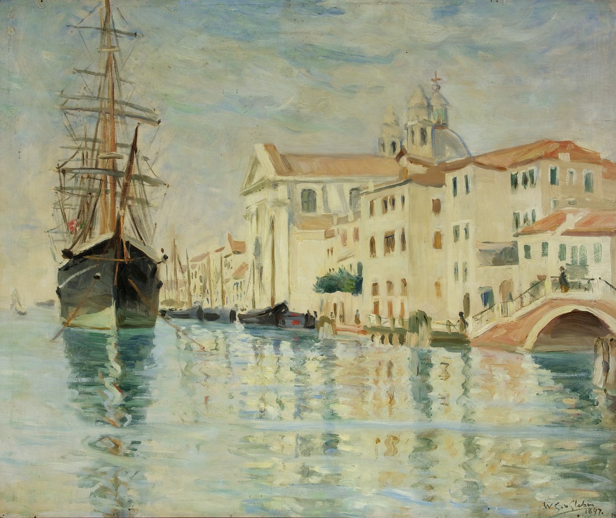 Büyük Kanal, Venedik by Wilfred Gabriel de Glehn