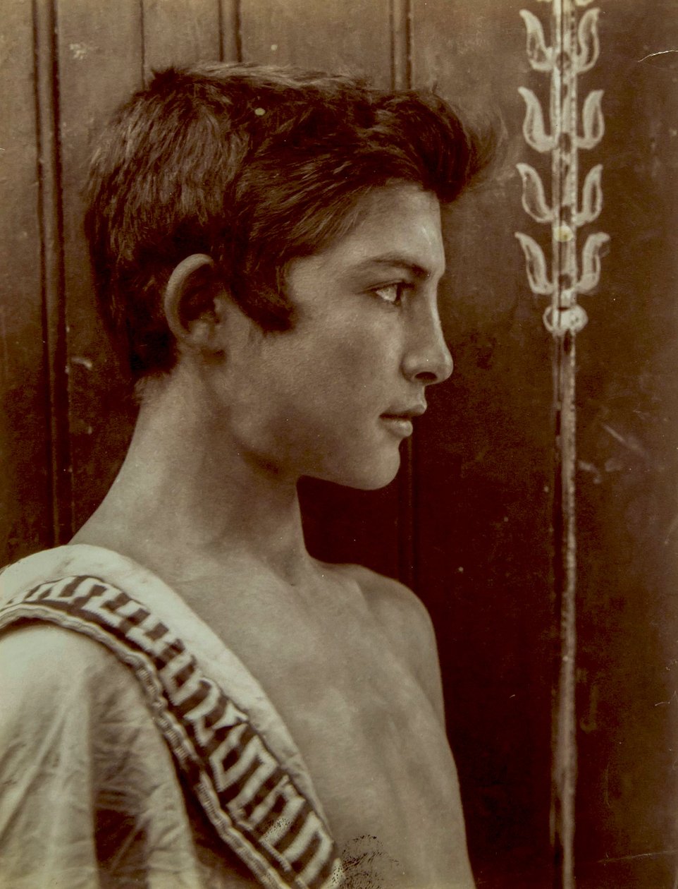 Sicilyalı bir çocuğun portresi, 1897 dolayları by Baron Wilhelm von Gloeden