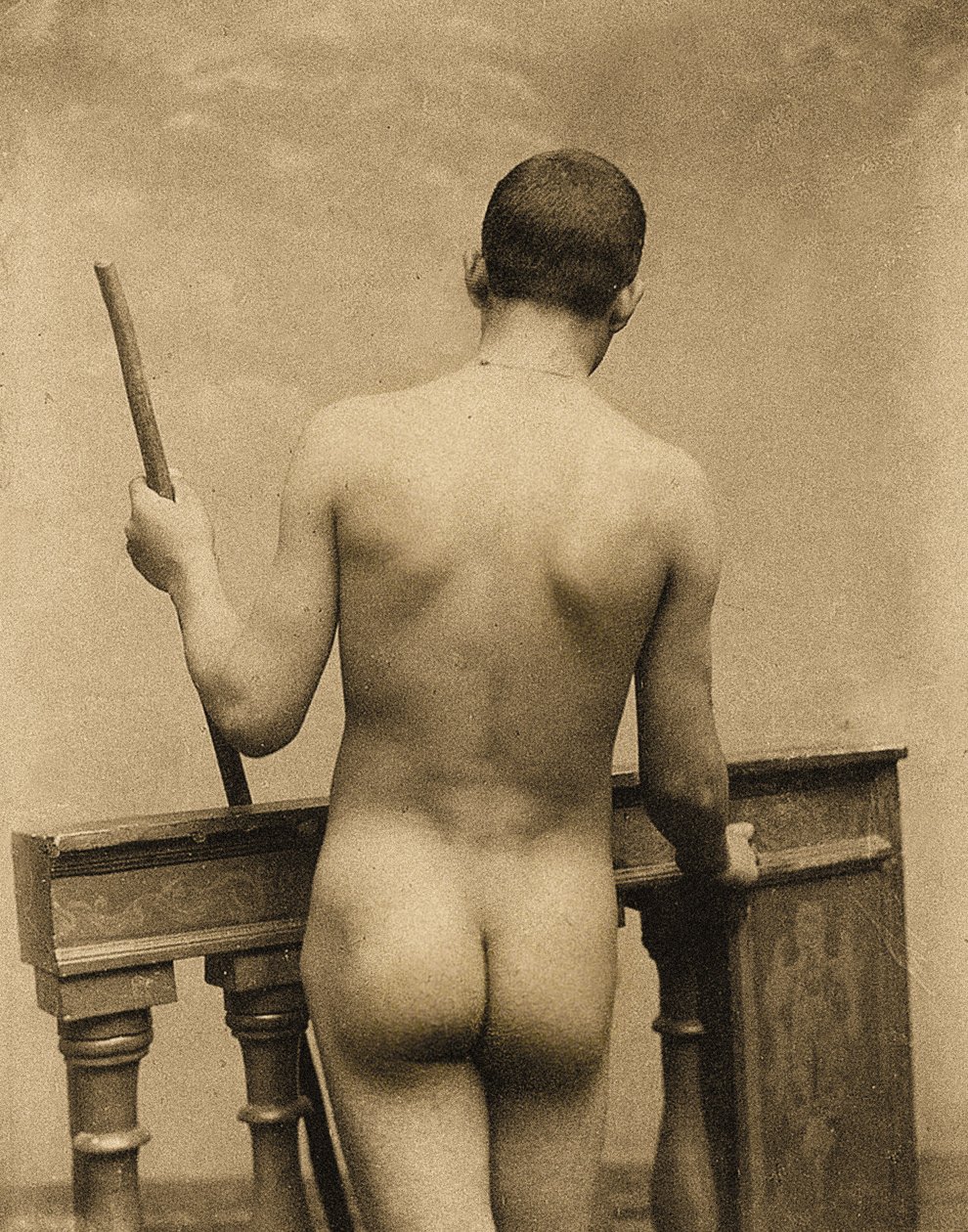 Çıplak erkek çalışması, Sicilya, C.1900 by Baron Wilhelm von Gloeden