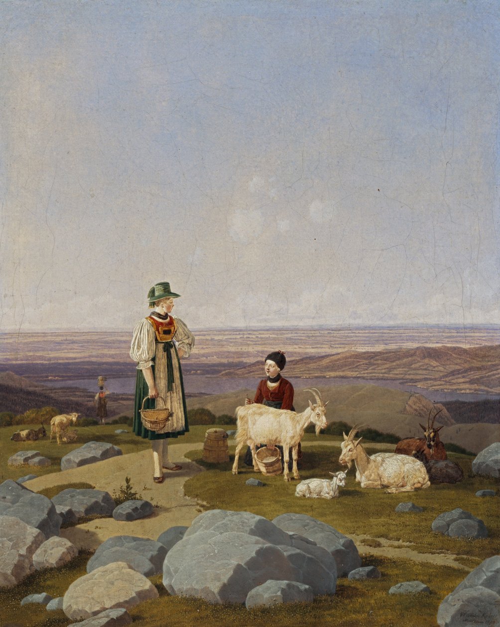 Gaisalm üzerine by Wilhelm Alexander Kobell