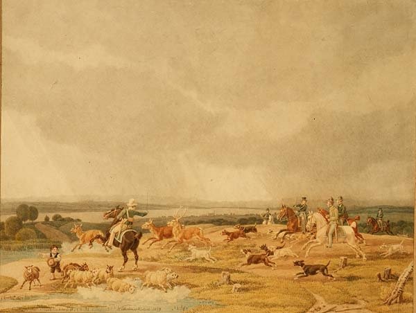 Geyik Avı by Wilhelm Alexander Kobell