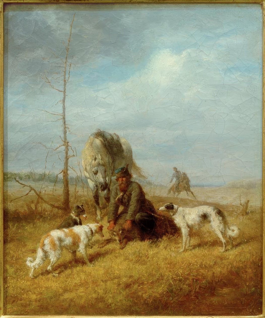 Yaz aylarında kurt avı by Wilhelm Amandus Beer