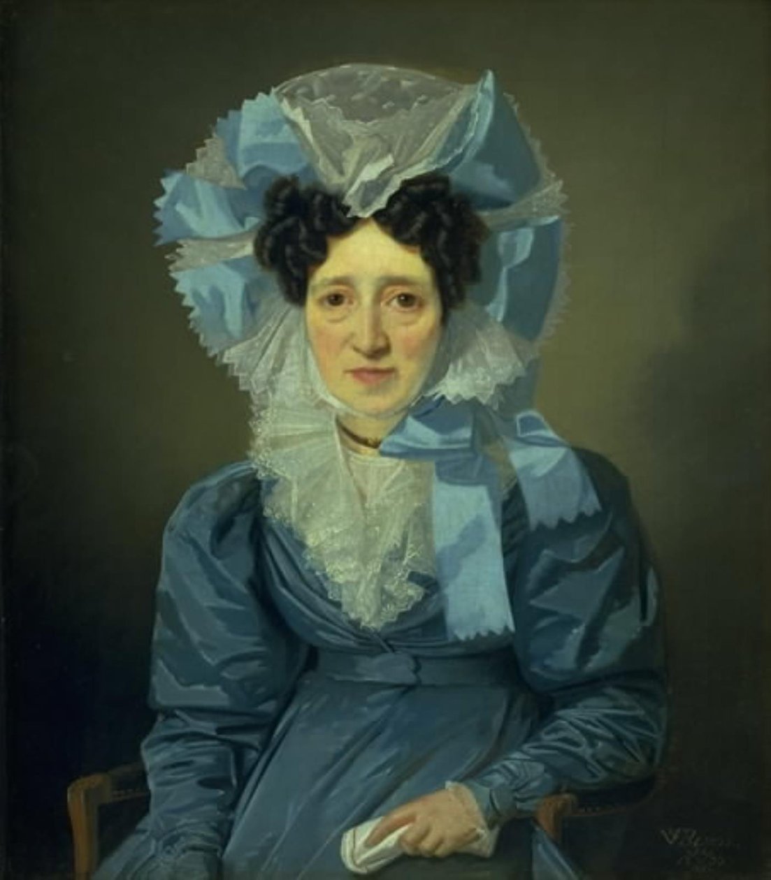 Nathanson doğumlu Cathrine von Halle by Wilhelm Bendz