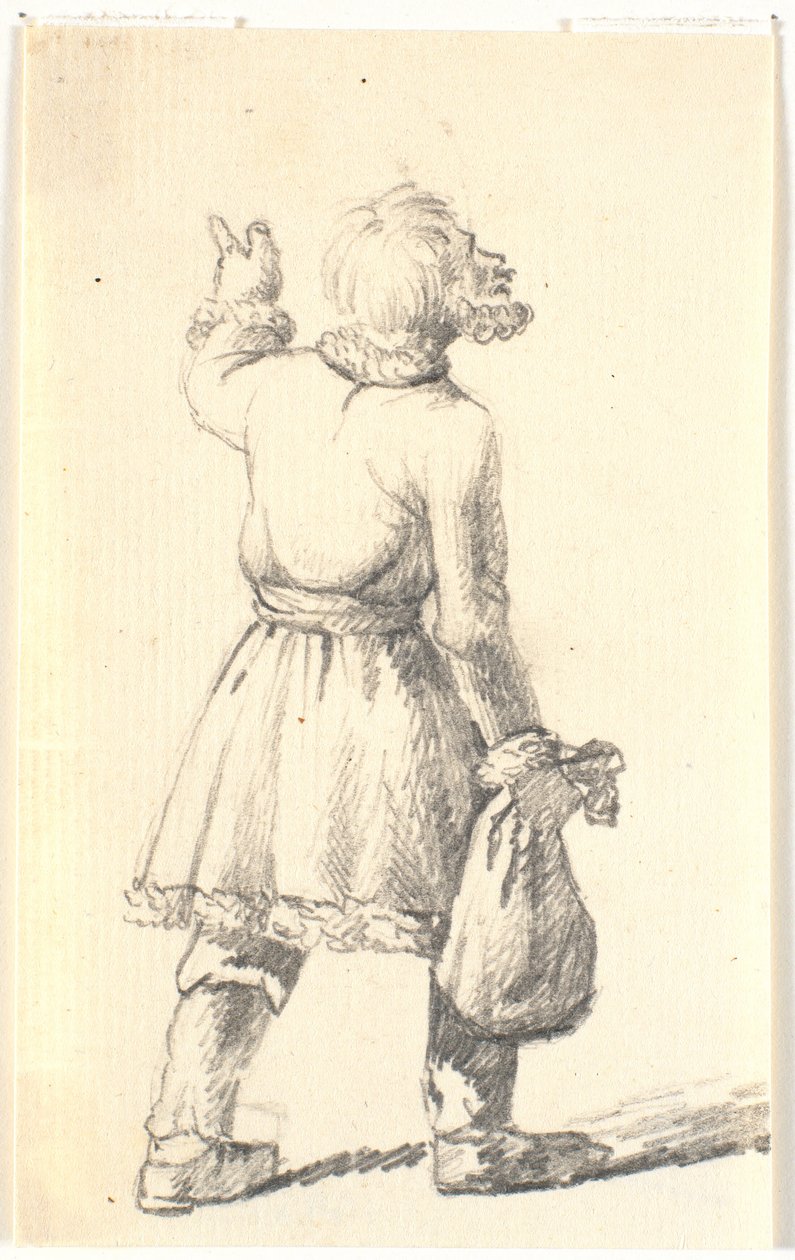 Çuvalla yürüyen adam by Wilhelm Bendz