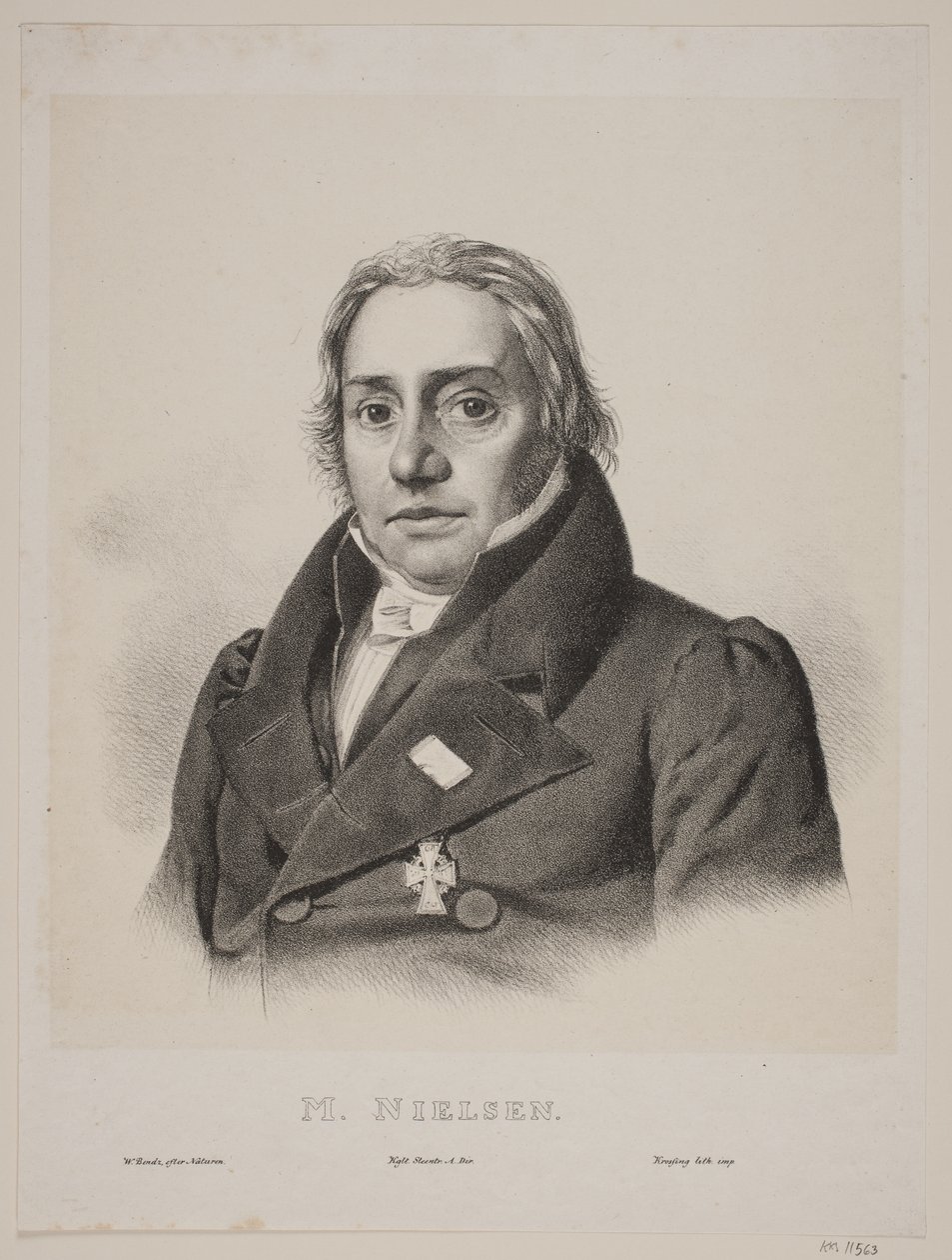 Rektör Michael Nielsen by Wilhelm Bendz