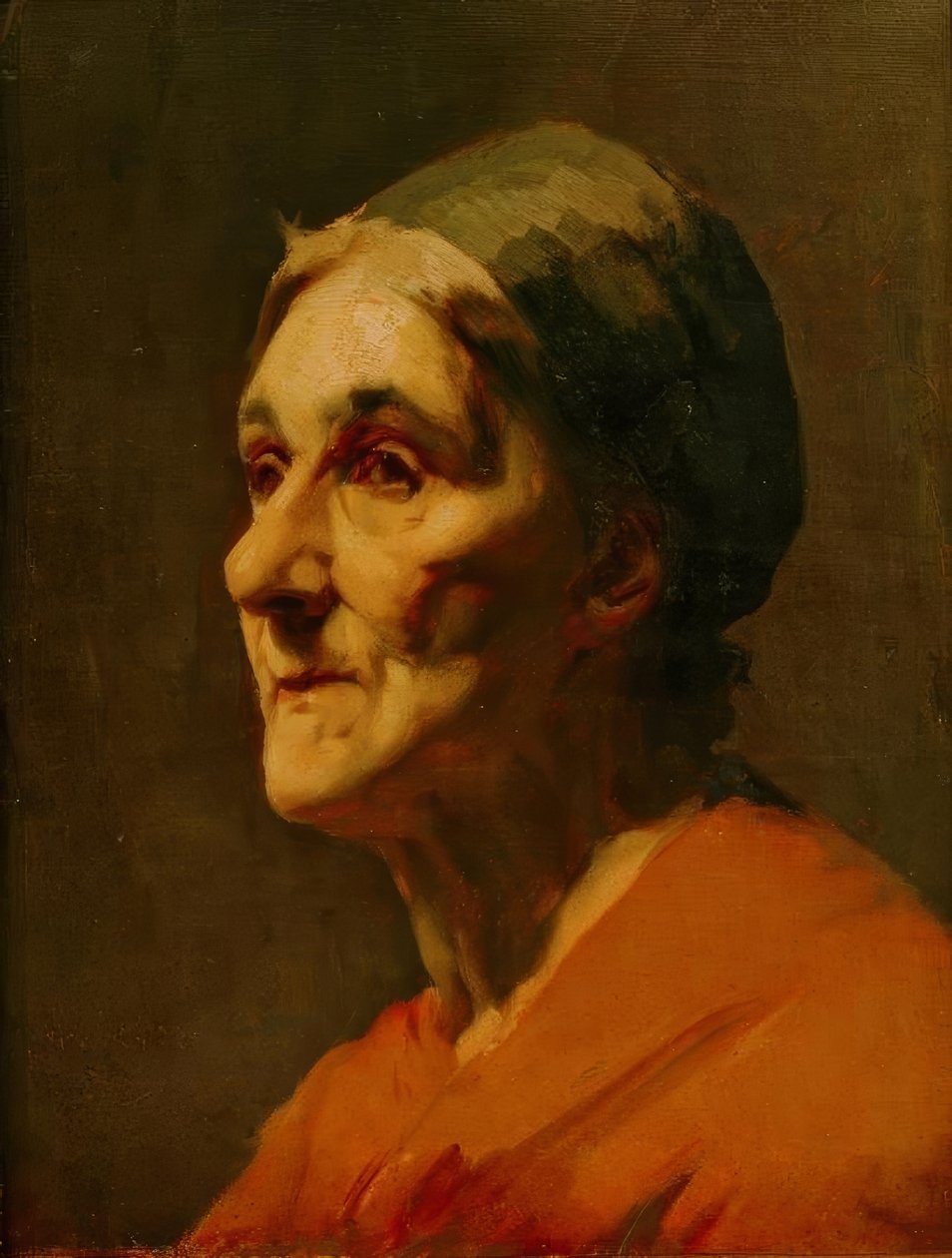Yaşlı kadın by Wilhelm Busch