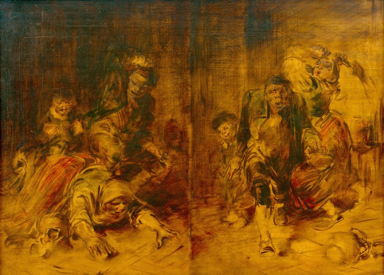 Kırsal dayak by Wilhelm Busch