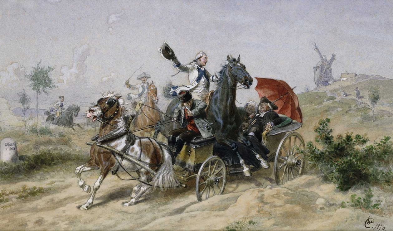Yakın Bir Çağrı, 1870 by Wilhelm Camphausen