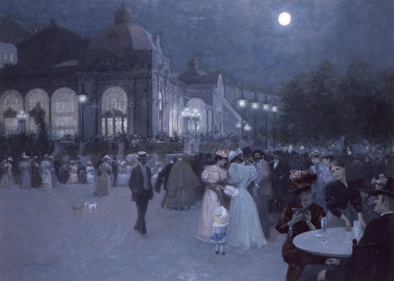 Belediye Parkında Gece Konseri by Wilhelm Gause