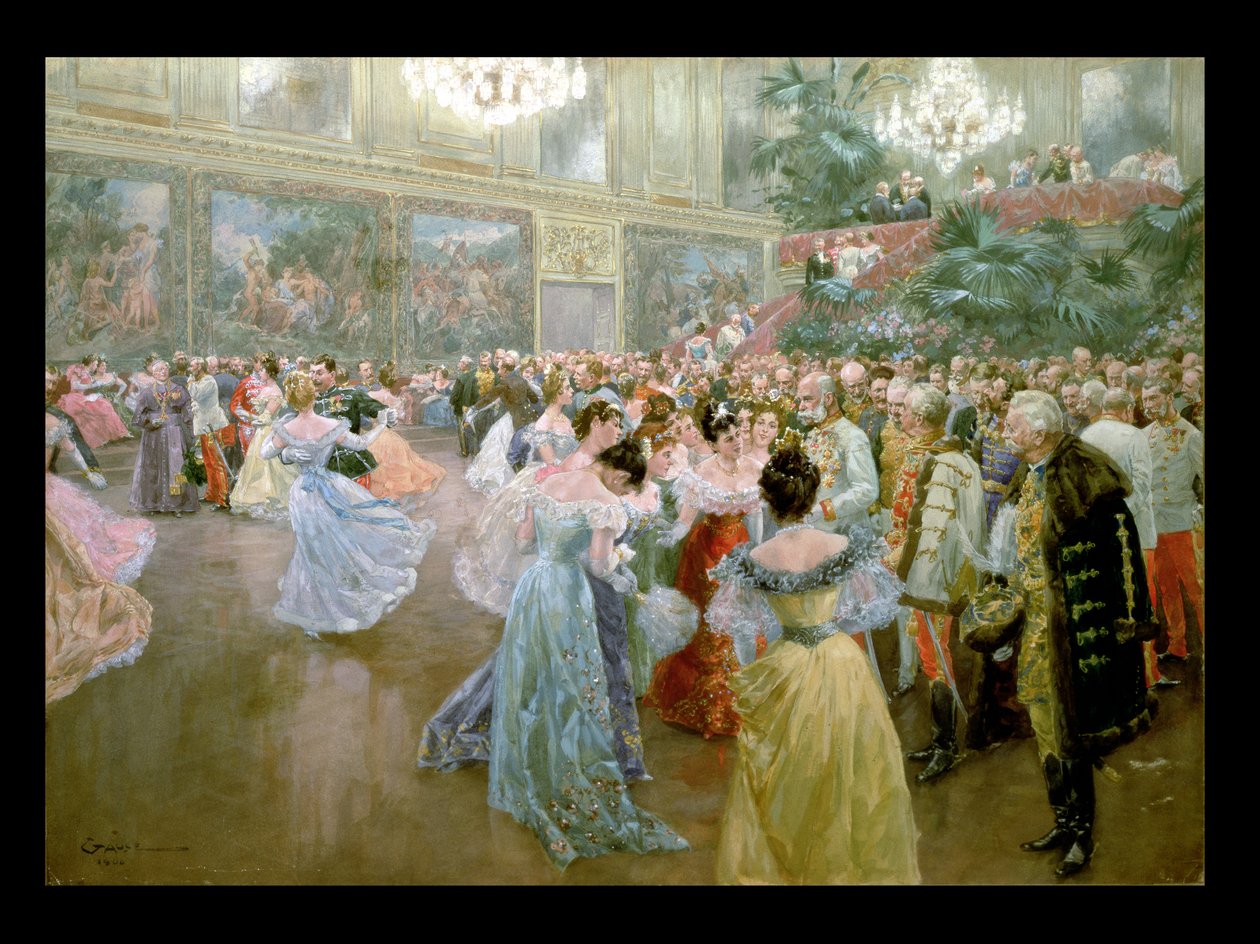 Court Ball at the Hofburg, 1900  by Wilhelm Gause