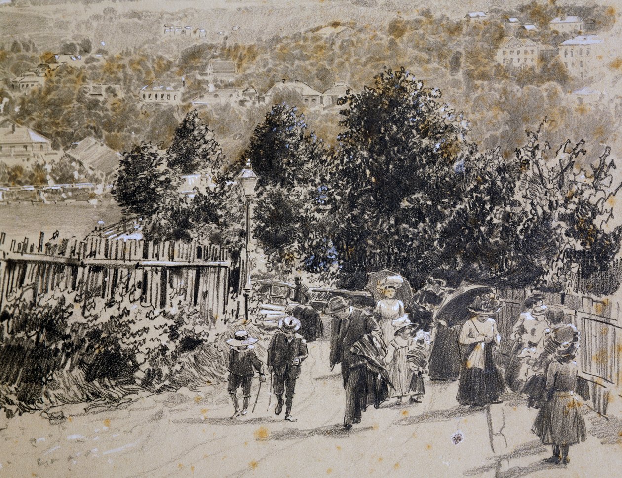 Viyana yakınlarındaki kırsal bölgeye gezi by Wilhelm Gause