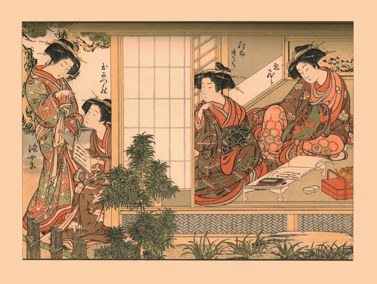 Japon Güzelleri, 1776, 1886 by Wilhelm Greve