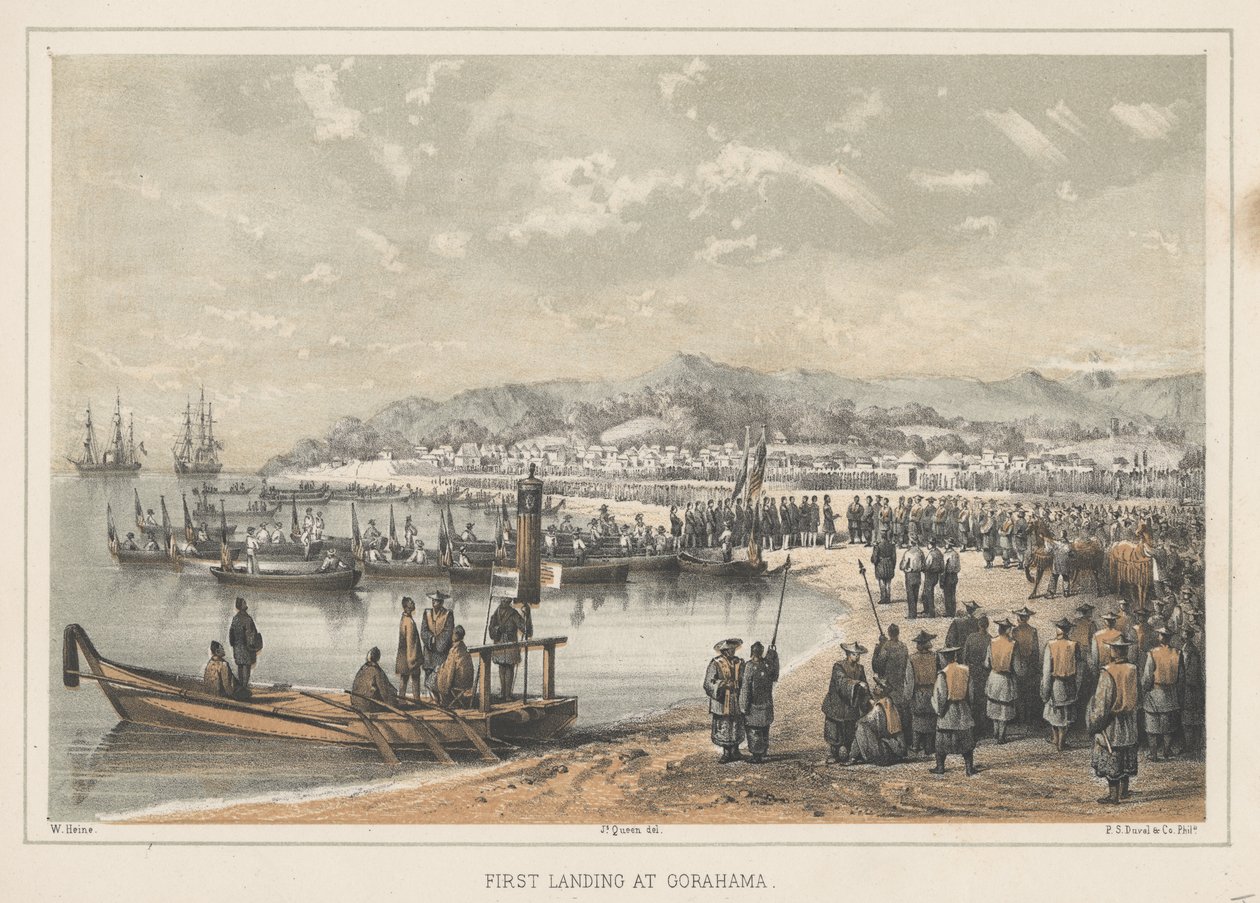 ಗೋರಹಮಾದಲ್ಲಿ ಮೊದಲ ಲ್ಯಾಂಡಿಂಗ್, 1855 ಟರ್ಕ್ by Wilhelm Joseph Heine