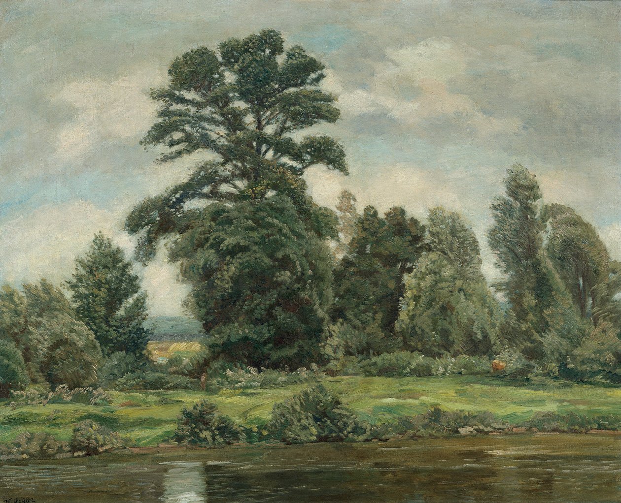 Marchlandschaft by Wilhelm Legler
