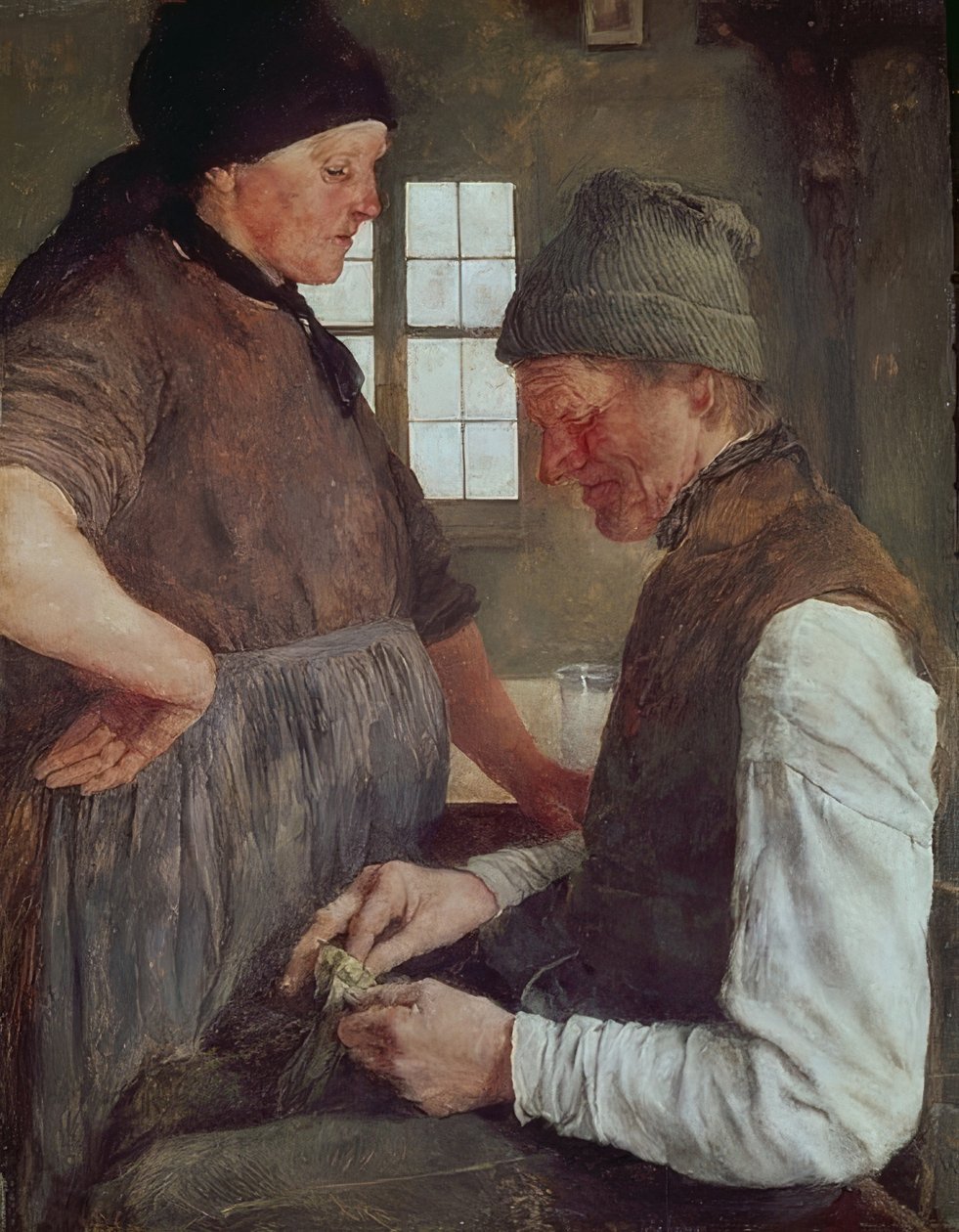 Kumbaralar. 1879 by Wilhelm Maria Hubertus Leibl