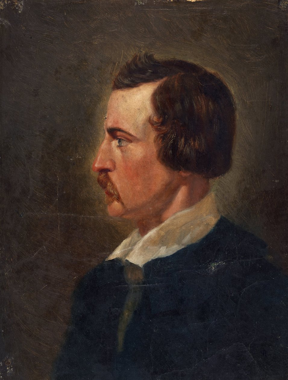 erkek portre by Wilhelm Lindenschmit der Ältere