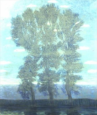Bir Gölün Önündeki Ağaçlar by Wilhelm List