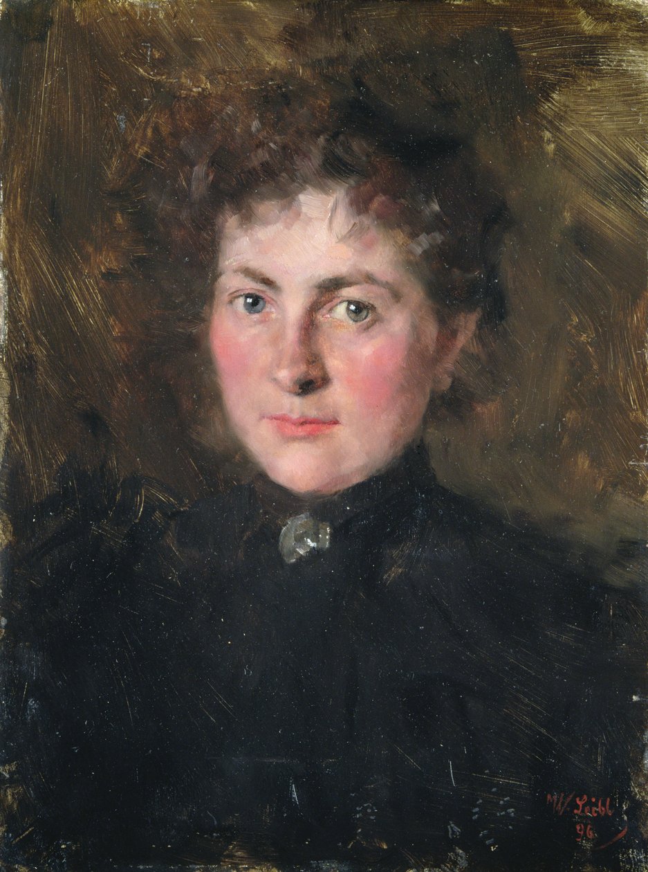 Felicia Kirchdorffer, Sanatçının Yeğeni, 1896 by Wilhelm Maria Hubertus Leibl