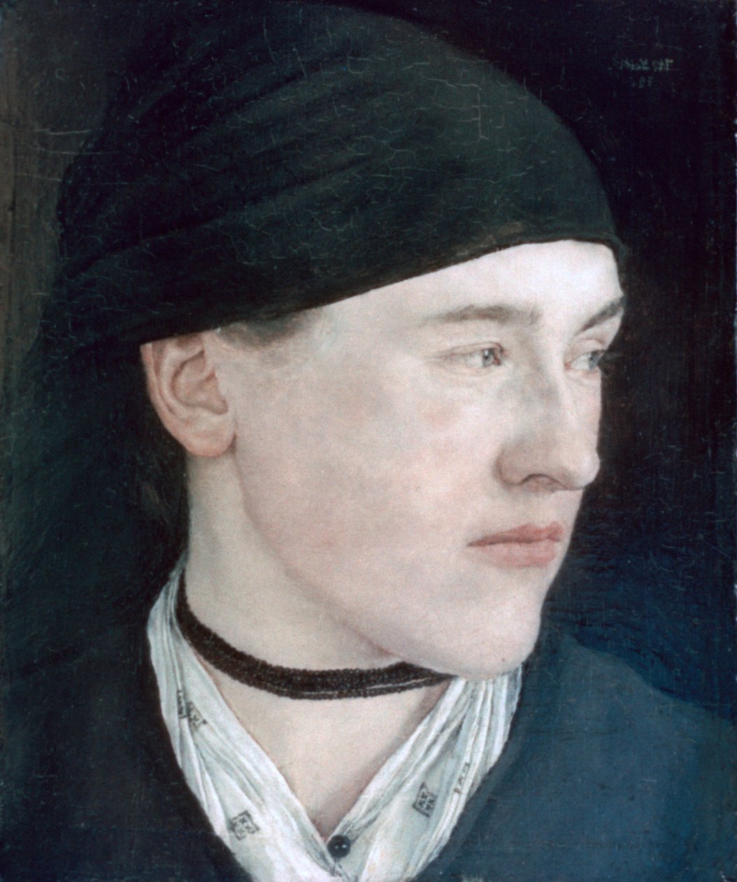 Genç Kızın Başı, 1879 by Wilhelm Maria Hubertus Leibl