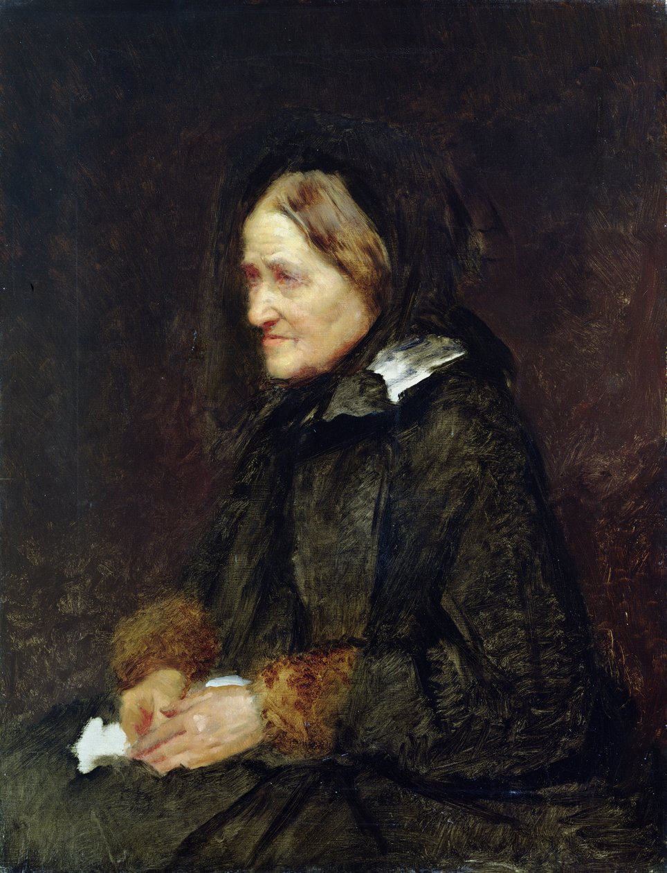 Helene Leibl, Sanatçının Halası, 1867 by Wilhelm Maria Hubertus Leibl