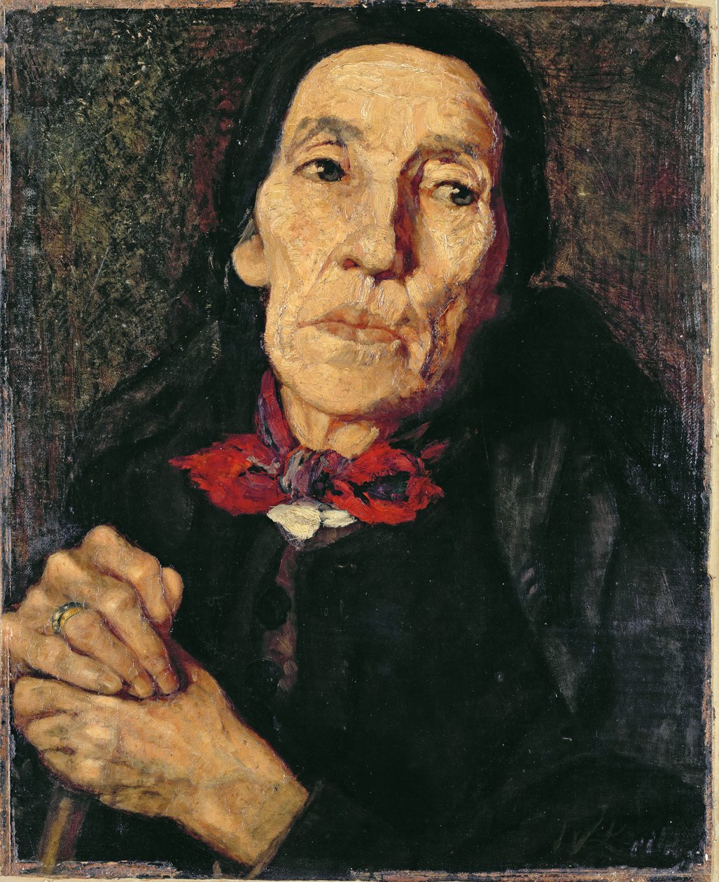 Yaşlı Çiftçi, 1875 by Wilhelm Maria Hubertus Leibl