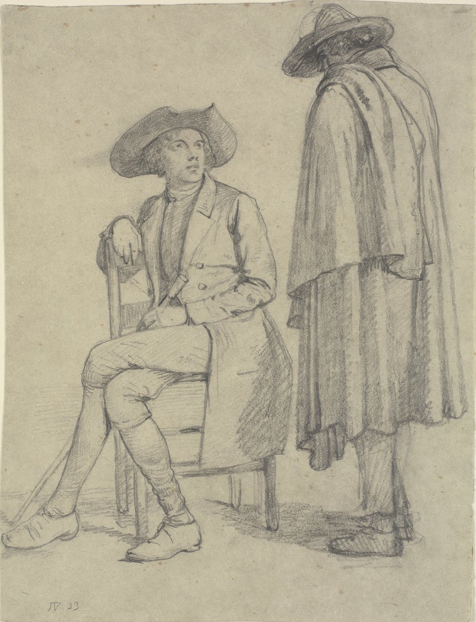Bir Romalı ile görüşmede Abbate by Wilhelm Marstrand