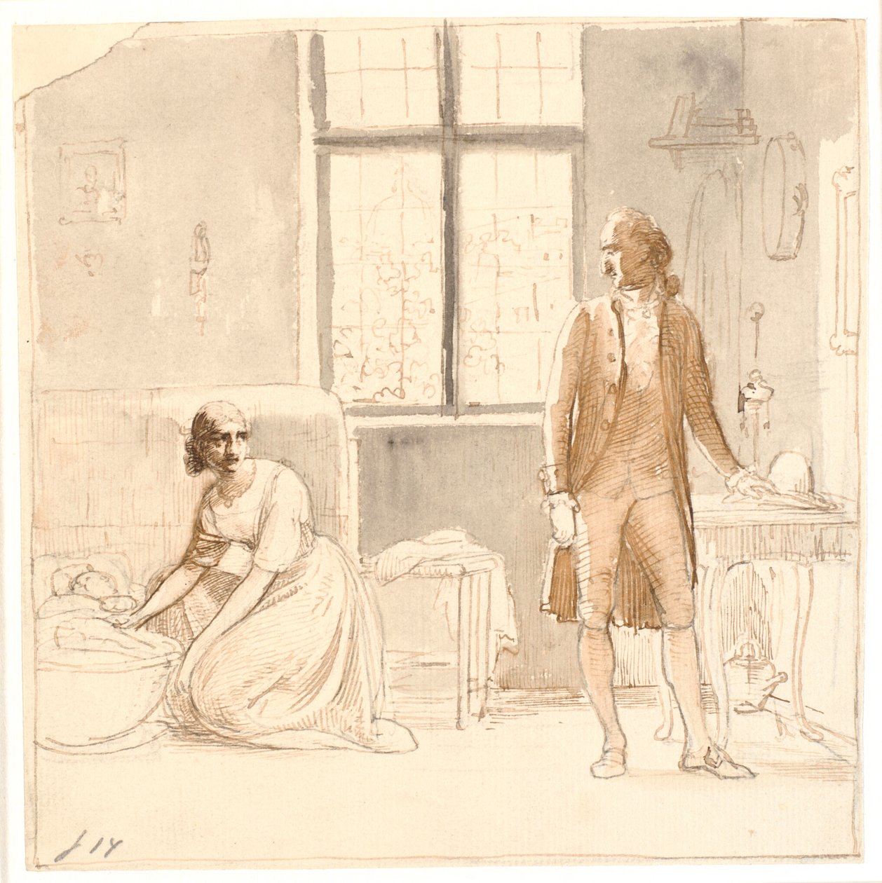 Goethe dul kadınla Roma