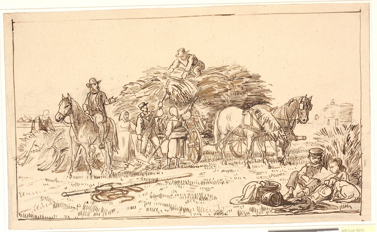 sonbahar sahne by Wilhelm Marstrand