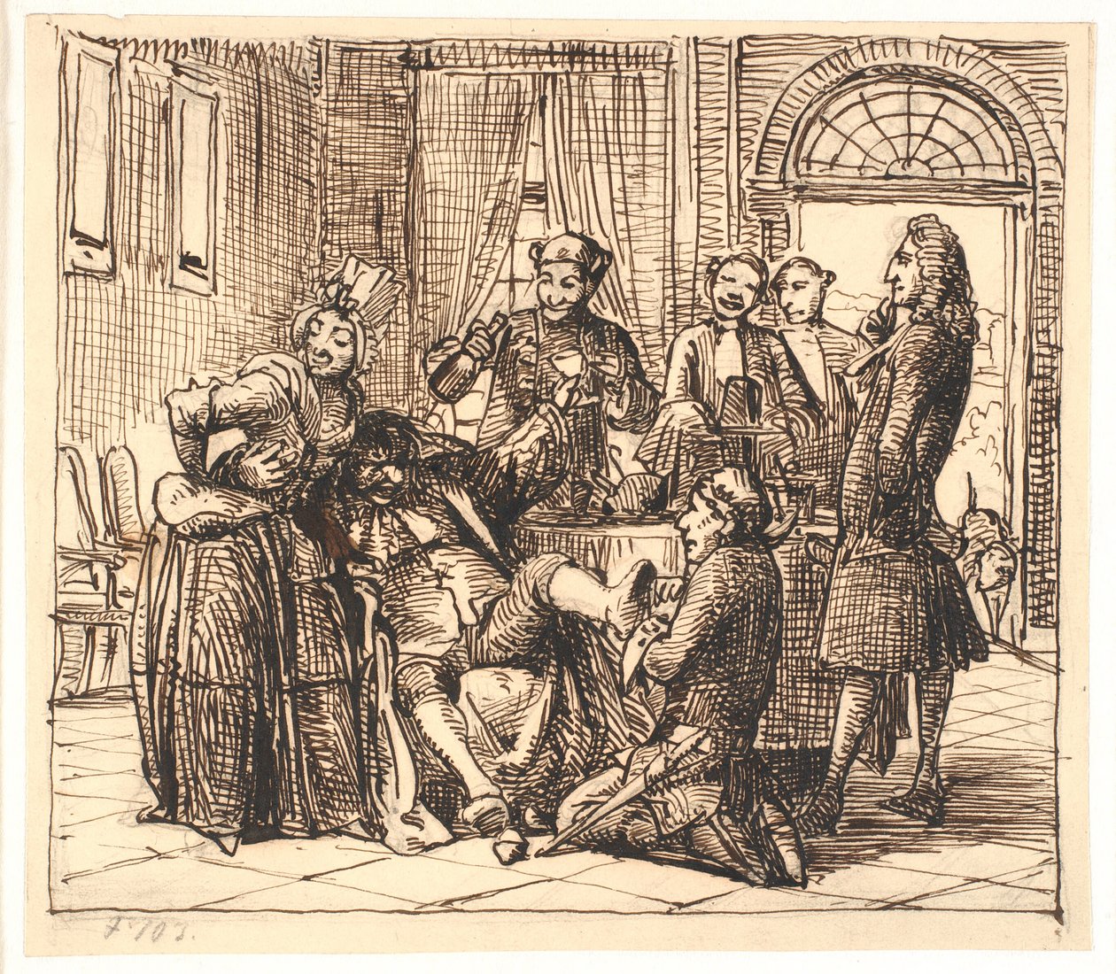 Jeppe, icra memurunun asılmasını talep ediyor by Wilhelm Marstrand
