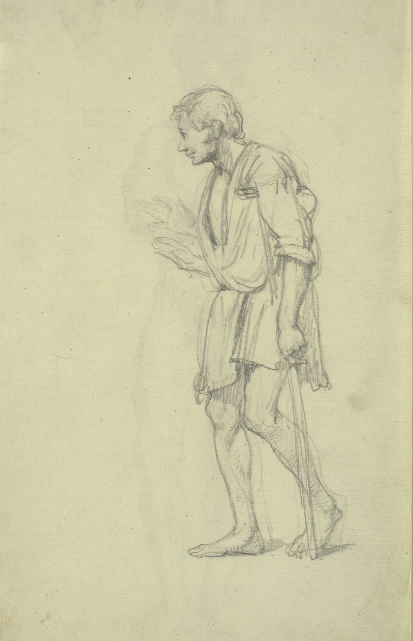 sakat. Şekil çalışmaları by Wilhelm Marstrand