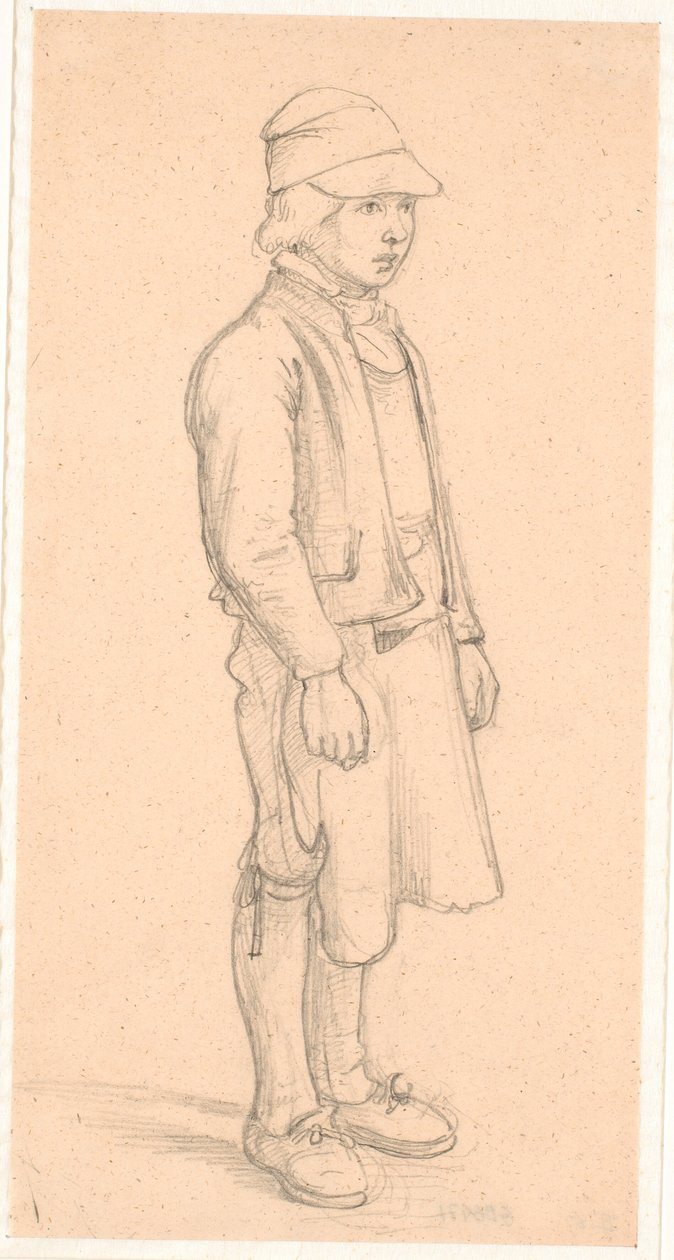kap ile İsveçli çocuk by Wilhelm Marstrand