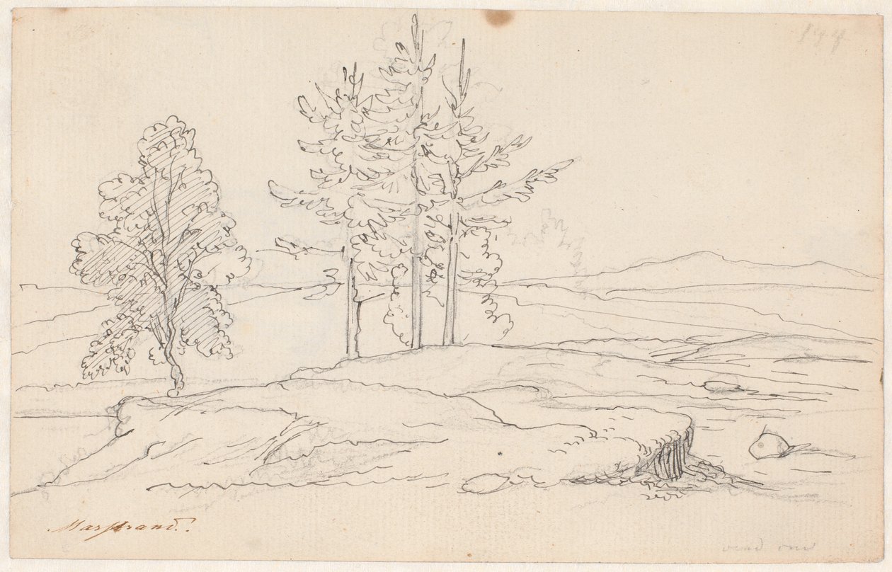 İsveç manzarası by Wilhelm Marstrand