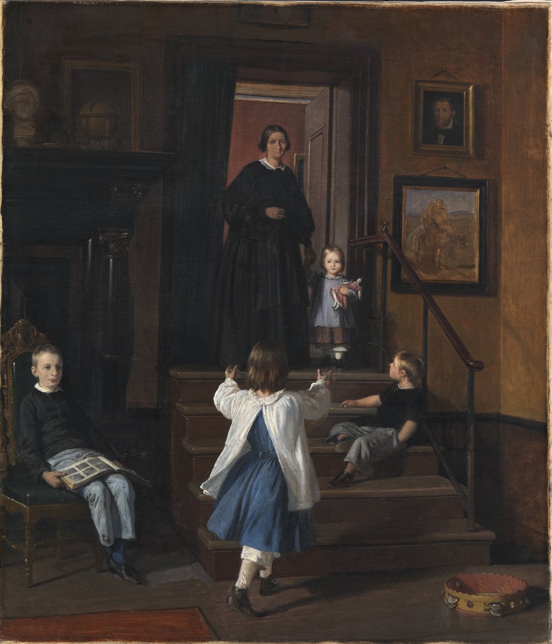 Sanatçının Ailesi by Wilhelm Marstrand